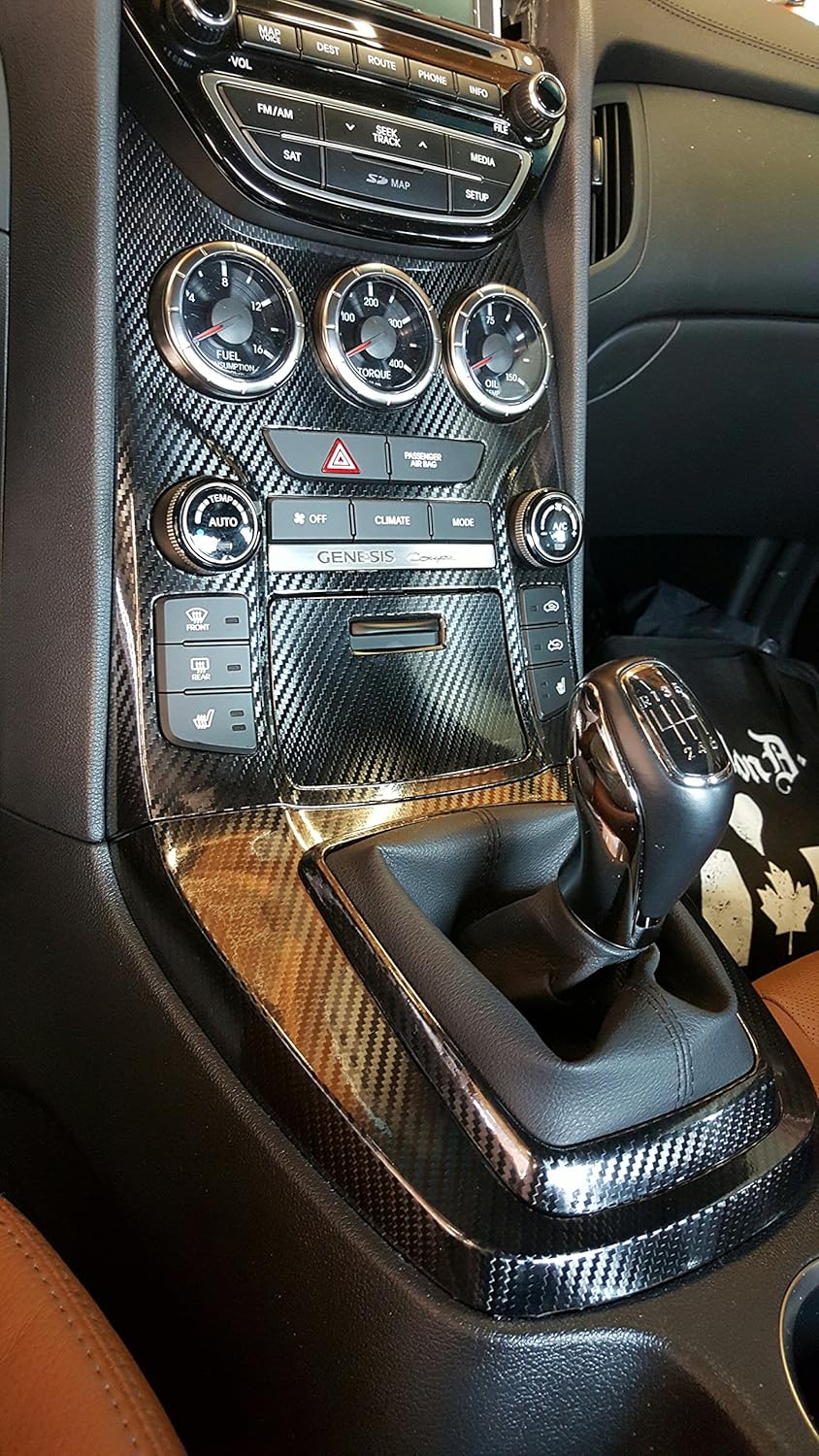 High Gloss Black Carbon Vinyl Wrap Film (5ft x 5ft) D7059