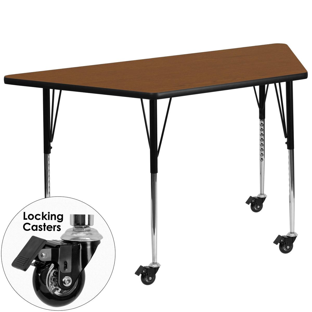 Grey Trapezoid Activity Table D56664