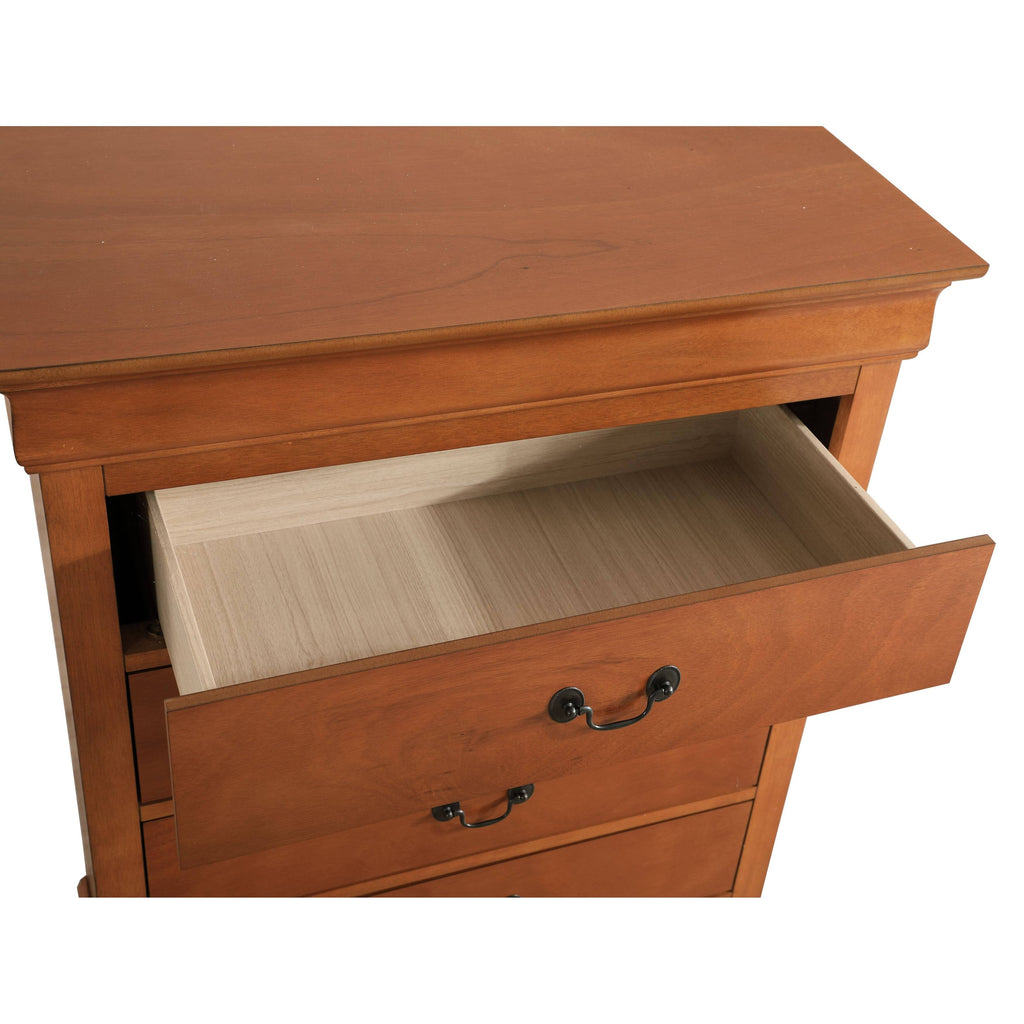 Cappuccino 5 Drawer Chest F871595