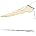 Beige 3'x16' Retractable Replacement Shade Cover U407