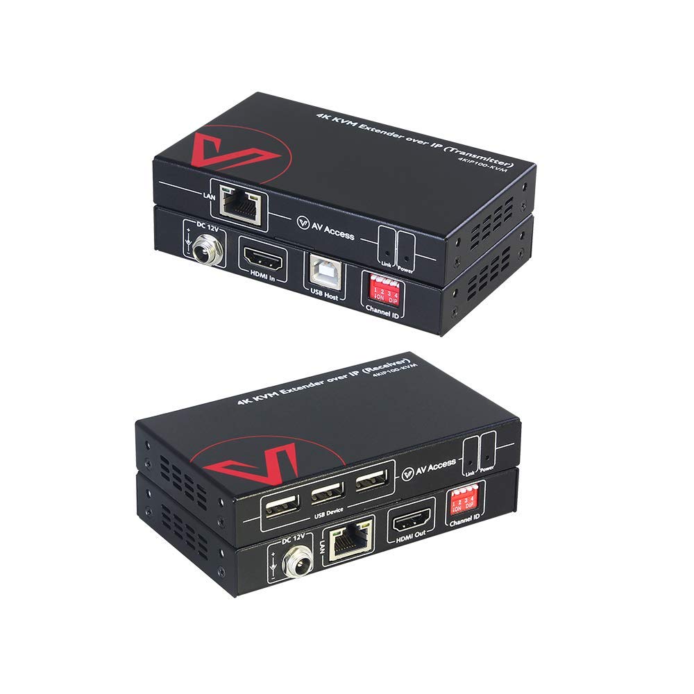 4K HDMI USB KVM Extender over Cat5e/6 up to 120M A25028