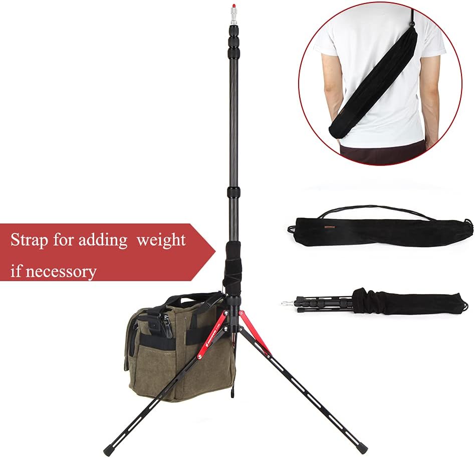 Portable Aluminum Lightweight 220cm Tripod with Carrying Bag L115821