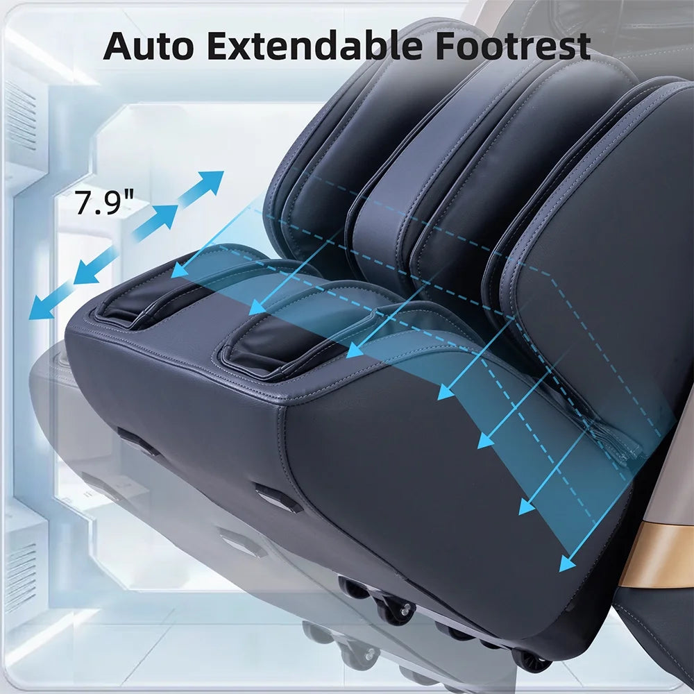 4D Massage Chair with Extendable Footrest G7629