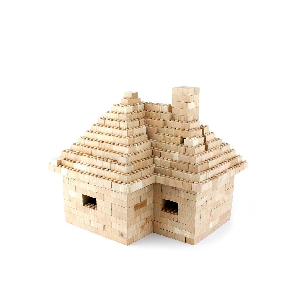 250 Piece Wooden Eco Bricks Set H286431