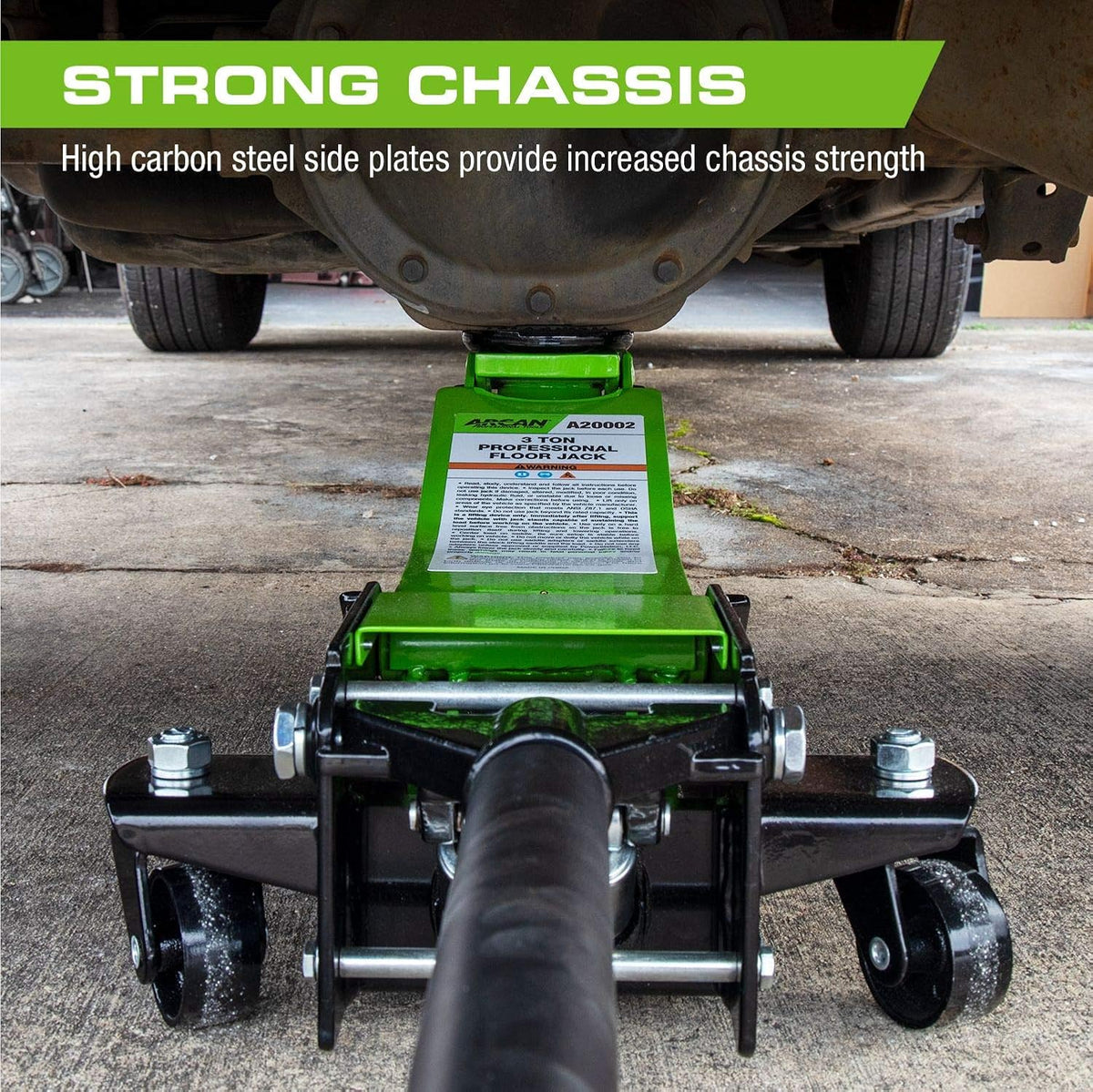3 Ton Low Profile Quick Rise Steel Floor Jack X98567