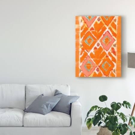 Orange Tribal II Canvas Art R30622