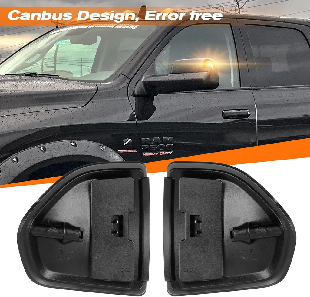 54 LED Sequential Amber Side Mirror Turn Signal Light, 2 Pack I76104