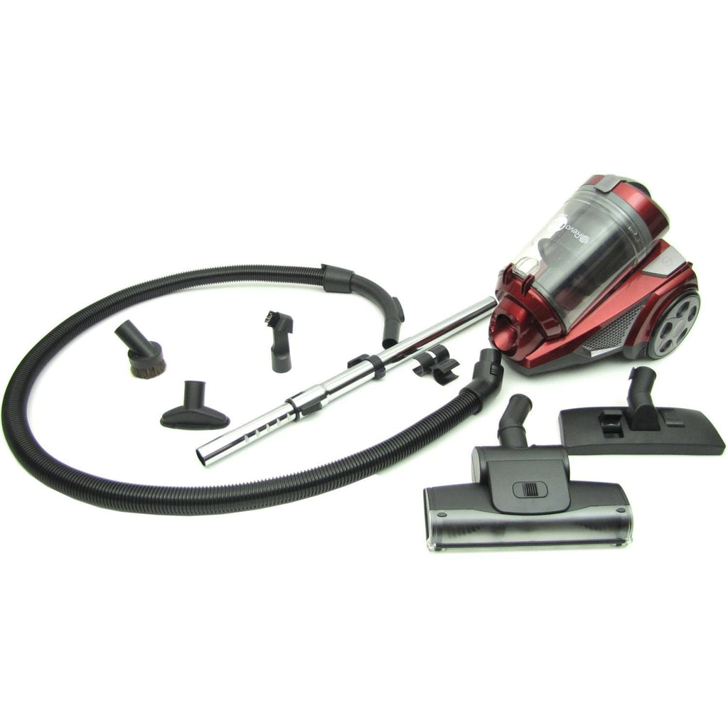 Red Bagless HEPA Canister Vacuum S80814