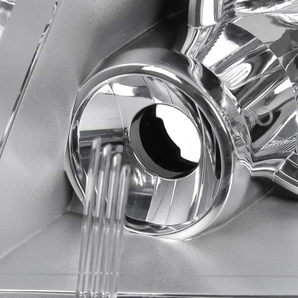 Silver Head Light Assembly Left Right Pair S30493