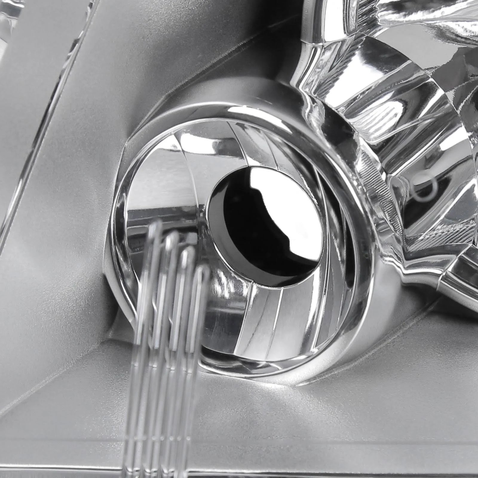 Silver Head Light Assembly Left Right Pair S30493