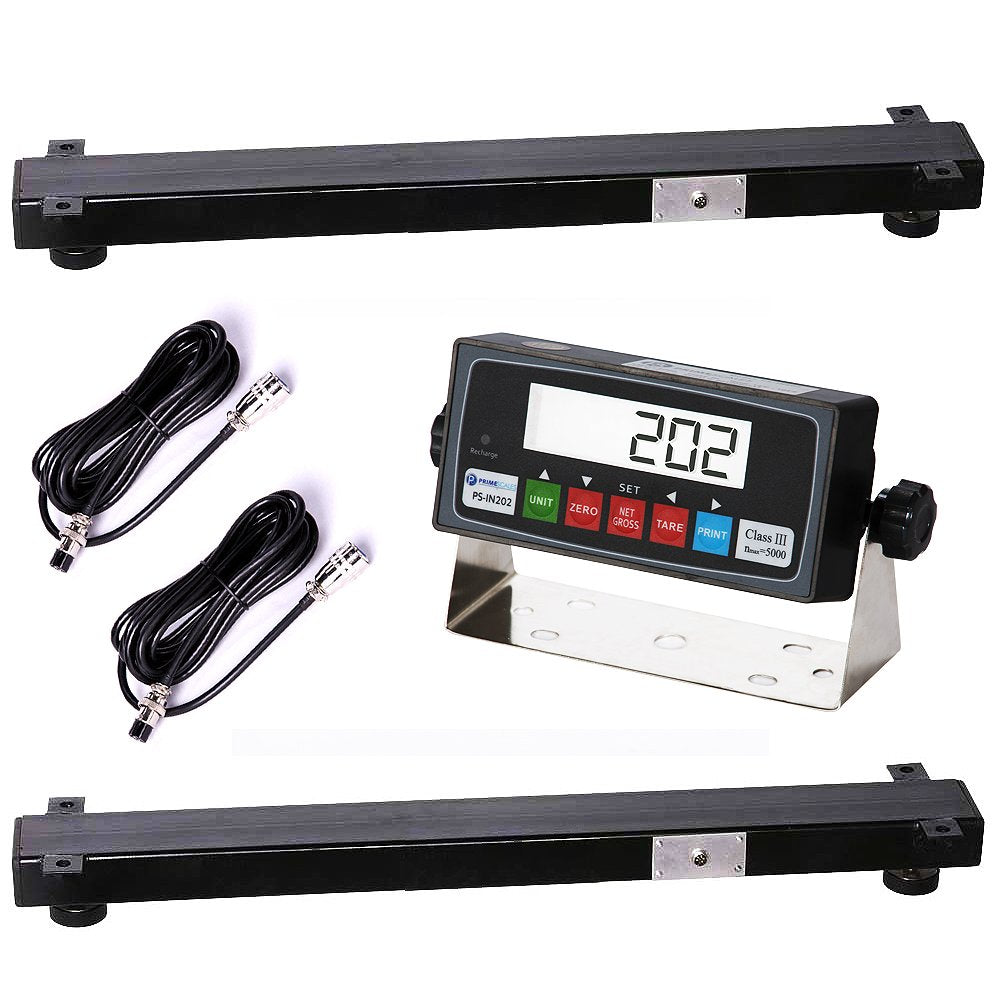 10000lb Load Bar Scale Set with Two Weigh Bar and One Indicator V739