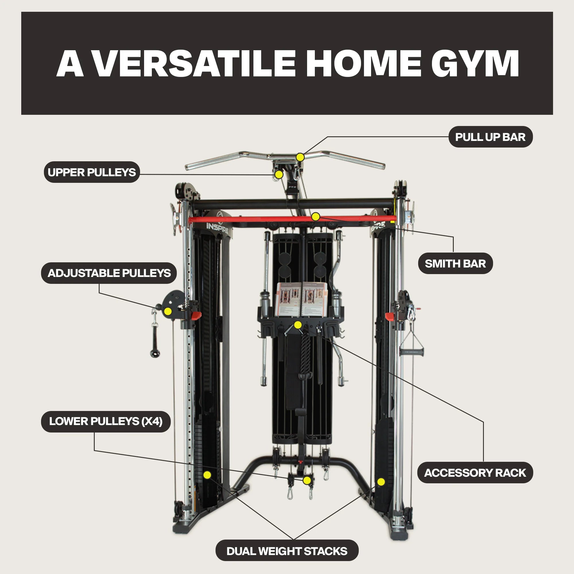 Functional Trainer Smith Machine with Bench O774007