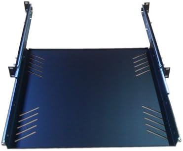 Sliding Rack Tray Equipment Shelf for 1 Rack Space, 15 Inch Deep, Pack of 2 R65510