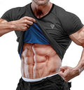 Men's Heat Trapping Sweat Suit T-Shirt O413691