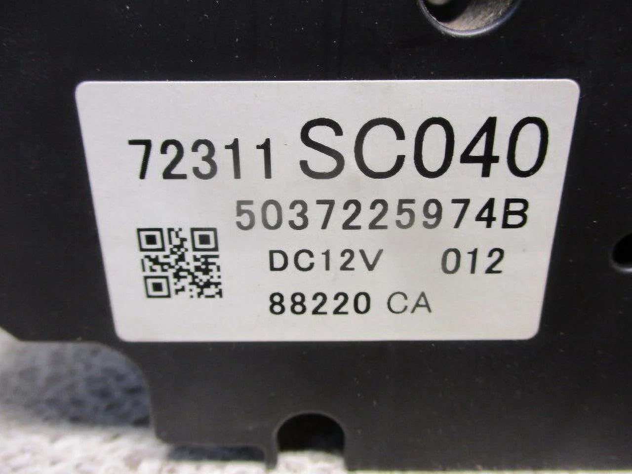 2009 Subaru Forester Heat A/C Temperature Control Unit T162