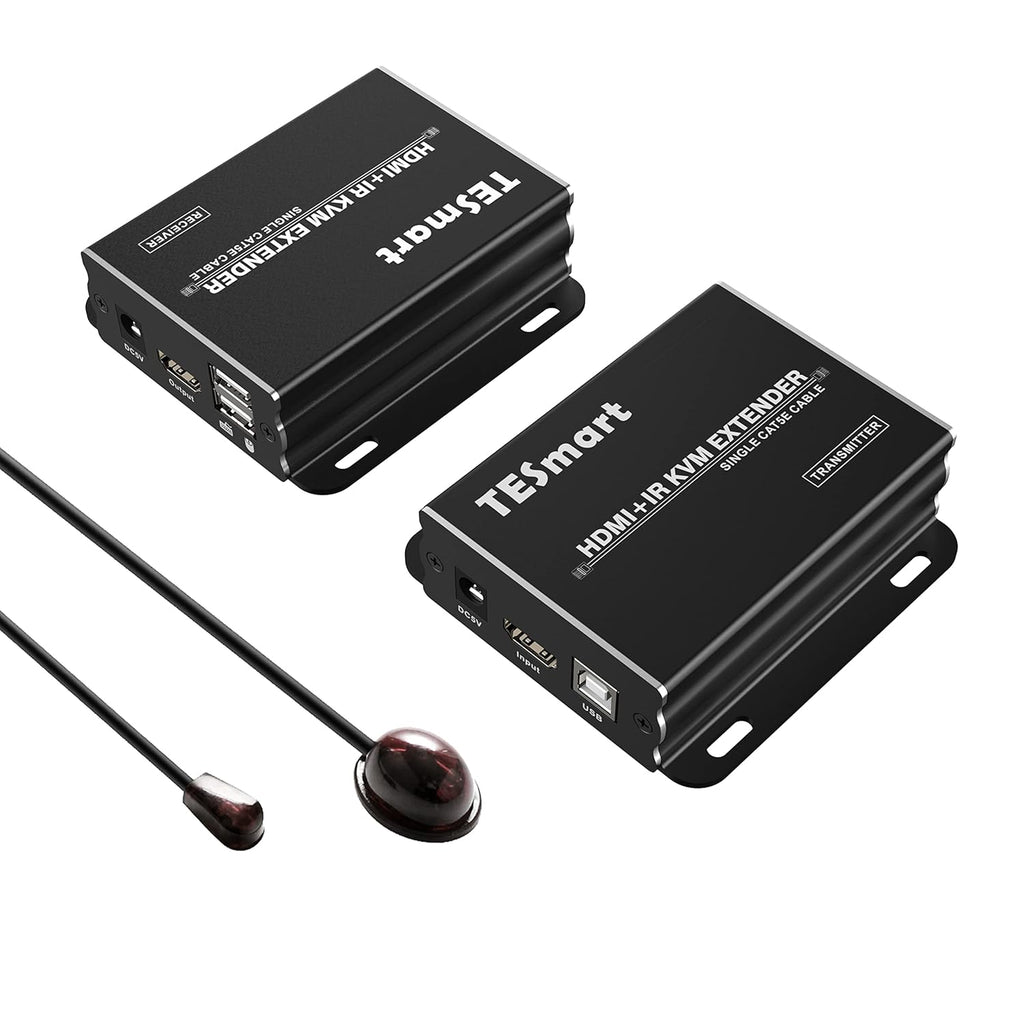 HDMI KVM Extender 1080P Over Single Cat5e/6 Cable, 2 USB Ports, Transmitter and Receiver O42887
