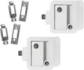 White RV Entry Door Handle with Deadbolt Pack of 2 Y64753