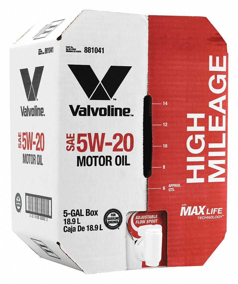 5W-20 SAE Motor Oil, 5 gal. Q97798