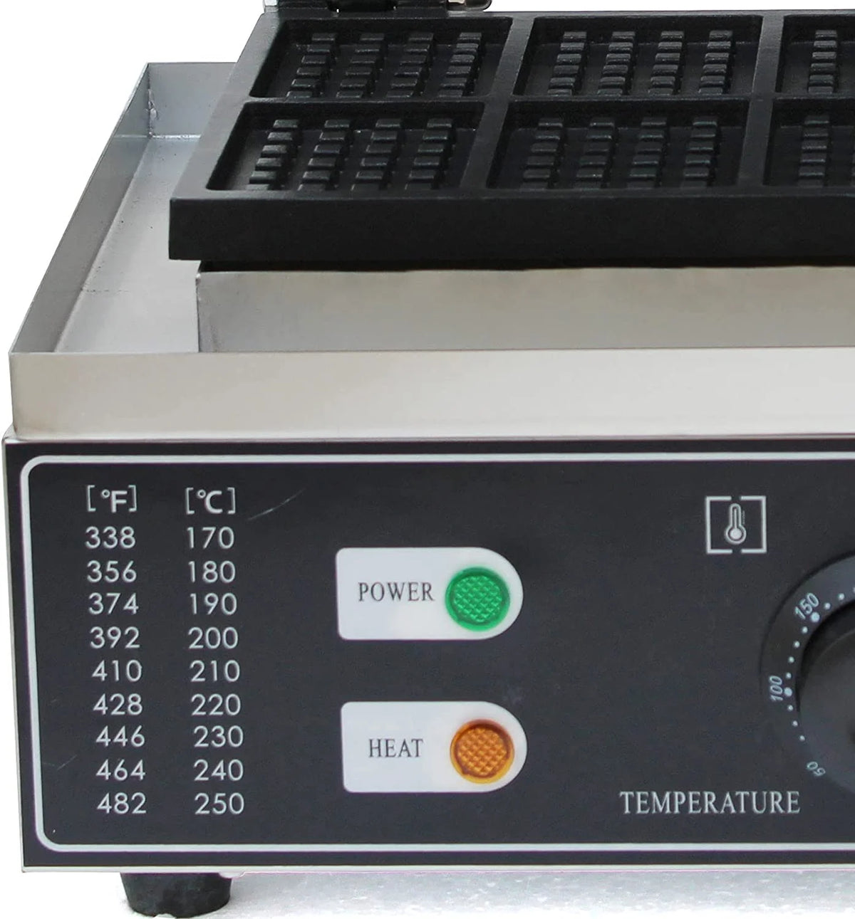 1500W Commercial 10pcs Nonstick Waffle Maker Y173