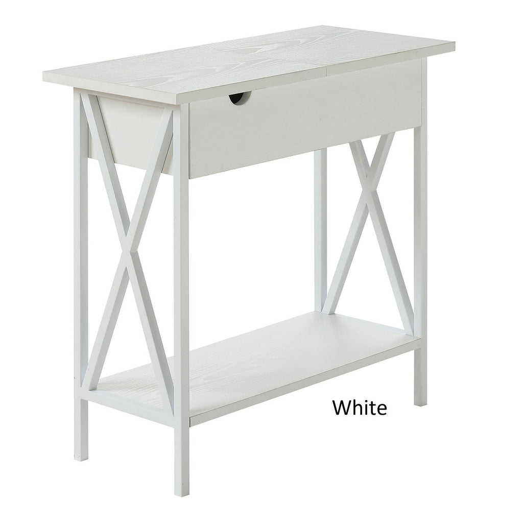 Cherry Flip-Top End Table F78320