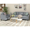 Gray Chair and 3-Seat Sofa P9004