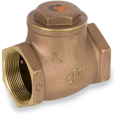 2-1/2x22 Cast Brass Check Valve G578185