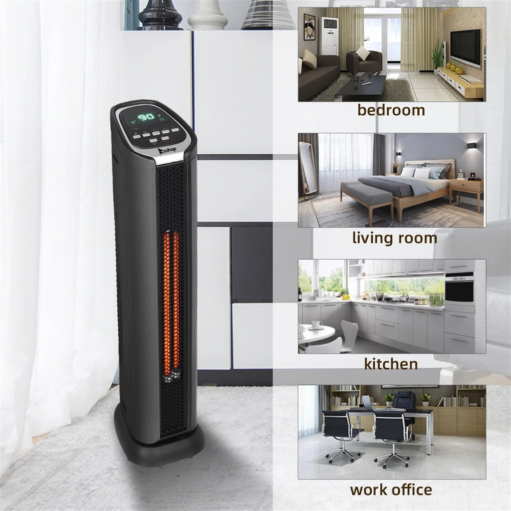1500W Portable Infrared Tower Heater with Smart Control F2590