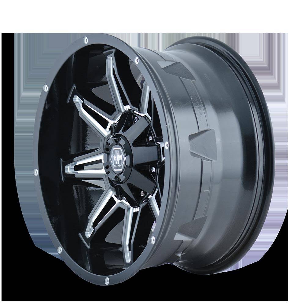 Black/Milled Spokes 18x9 Wheel R95560