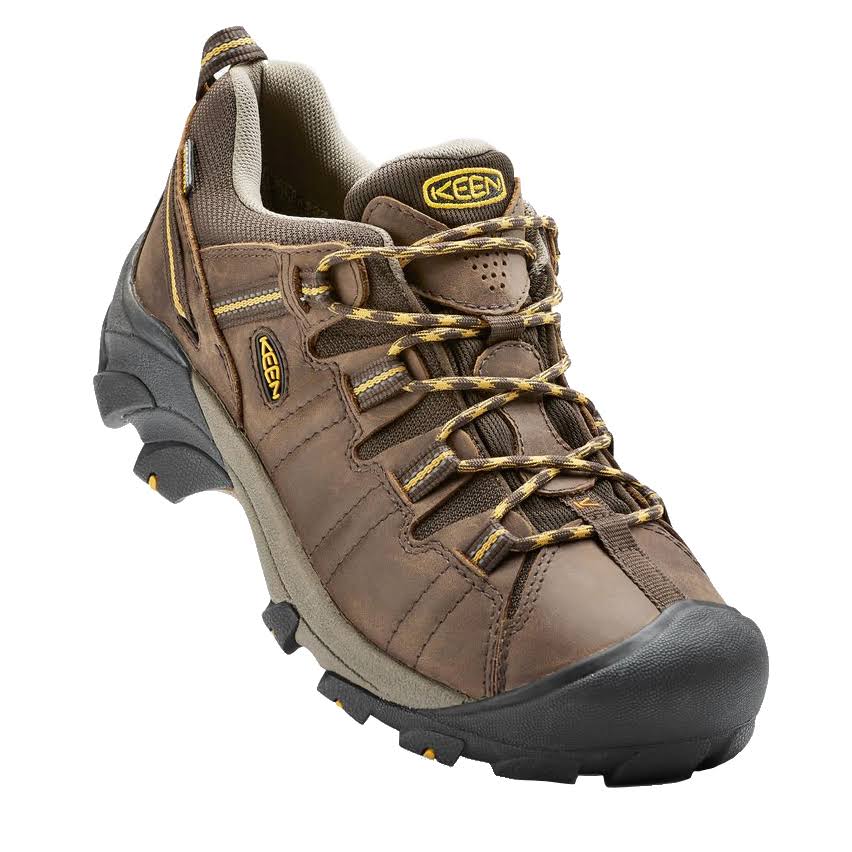 Cascade Brown/Golden Yellow Wide Hiking Boots Y421