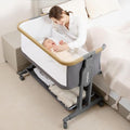 Baby Bassinet with Wheels, Mattress, Sheet, Folding Y467