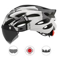 Road Mountain Bike Helmet with Lens and Brim F684157