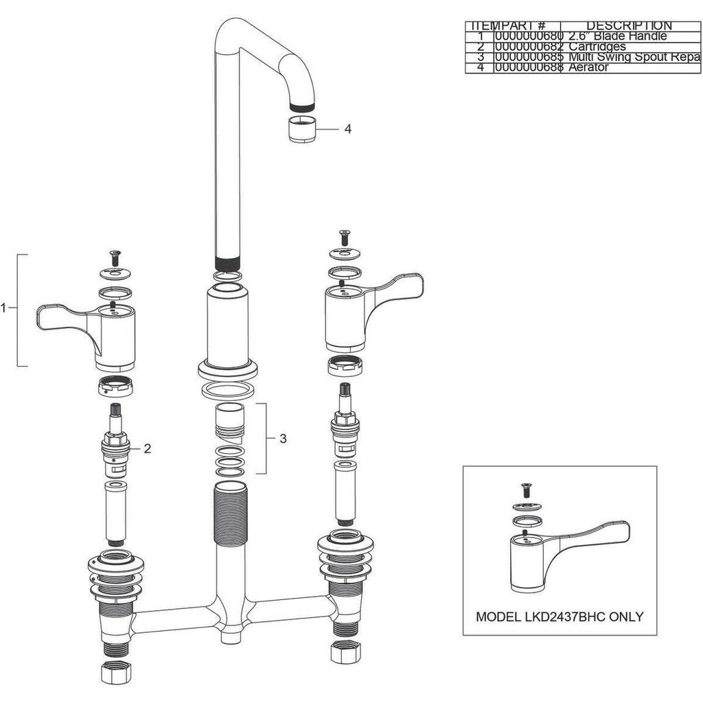 Chrome Flexible Spout Kitchen Faucet U1964
