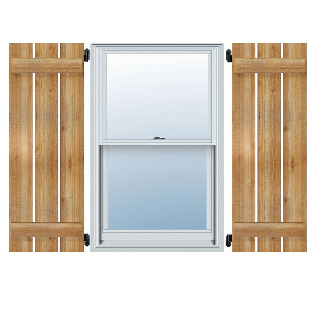 Rough Sawn Board-n-Batten Shutters U658