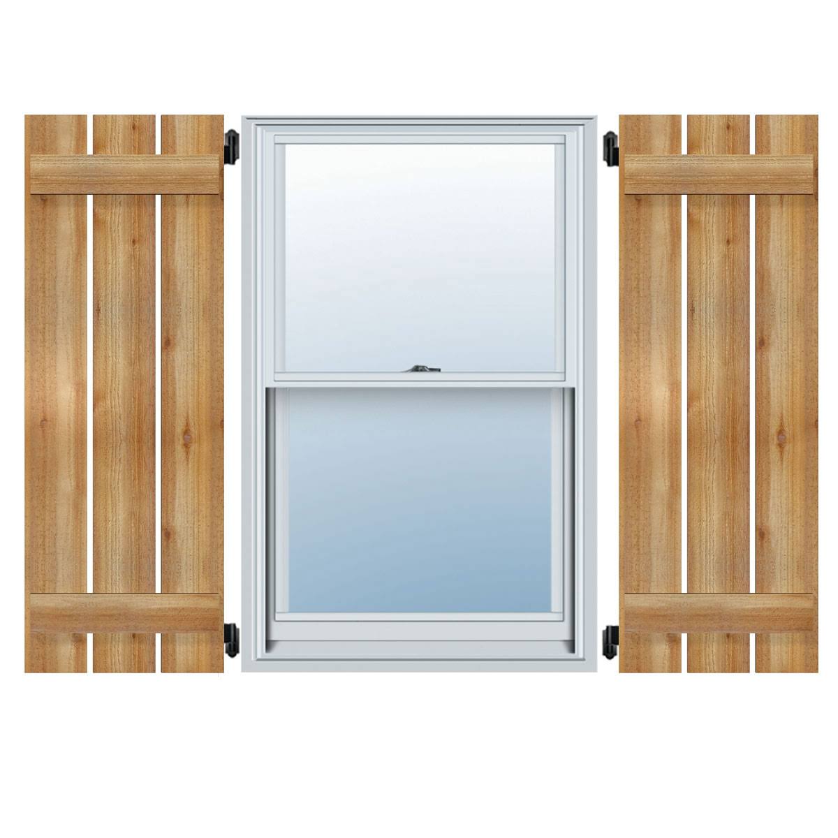 Rough Sawn Board-n-Batten Shutters U658