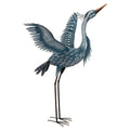 Metallic Blue Heron Wings Up 24.5"X38.5"X47" V90046