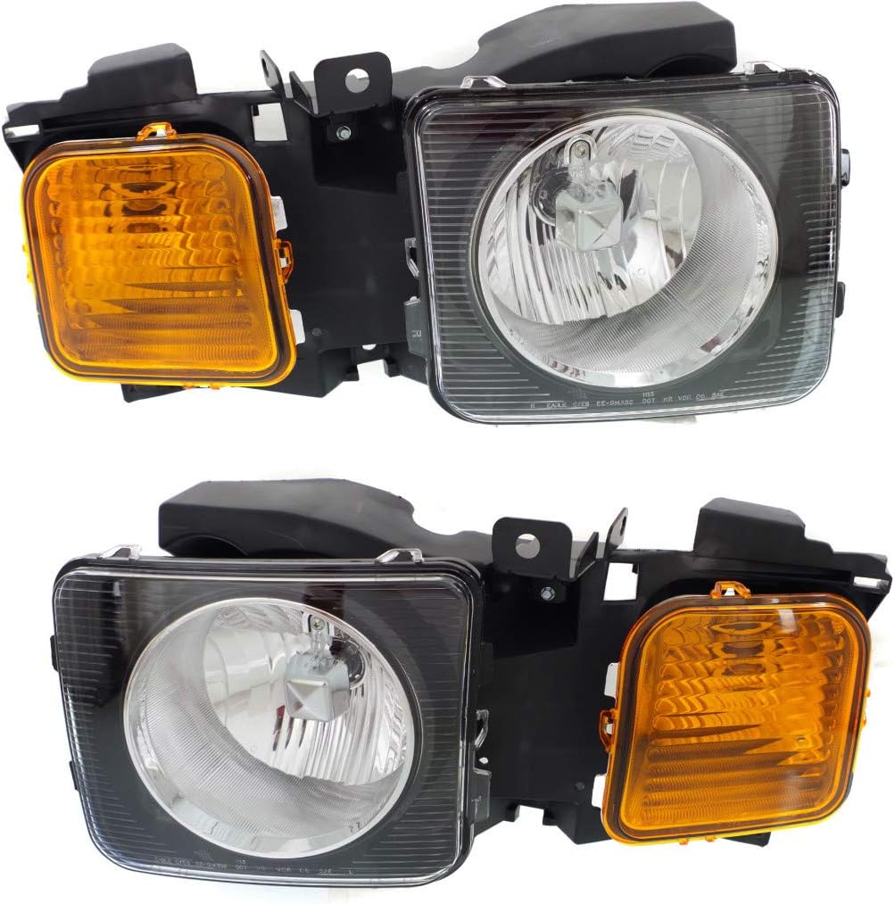 Headlight Assembly for Hummer H3 2006-2010 Driver and Passenger Side A496