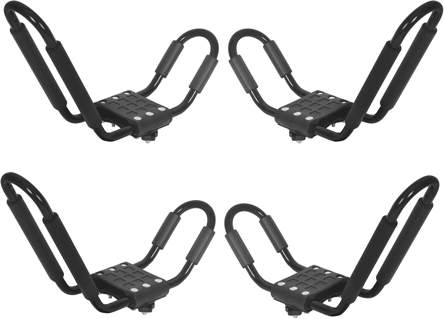 Kayak Roof Rack J-Bar Carrier Canoe Boat Rack Surf Ski Roof Rack Top Mount Car SUV Truck Crossbar 2 Pairs A313463