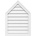 Peaked Top Surface Mount PVC Gable Vent L9852
