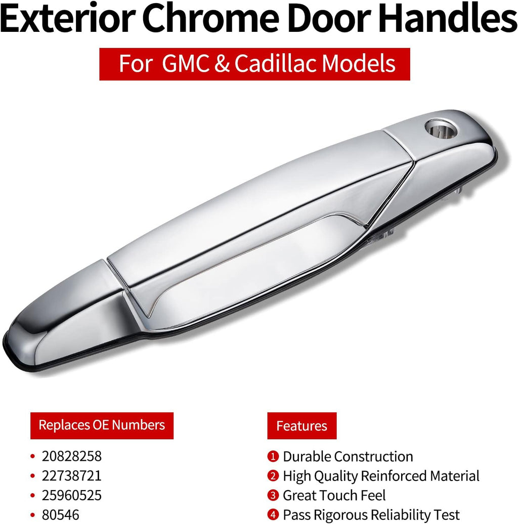 Chrome Door Handle J61151
