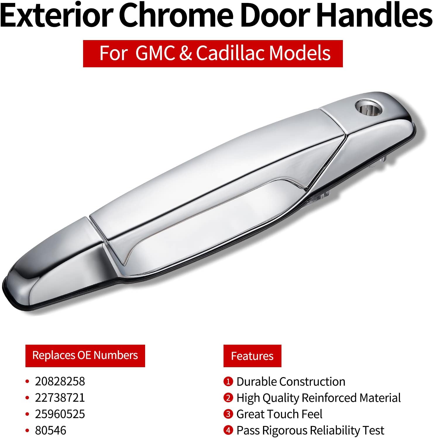 Chrome Door Handle J61151