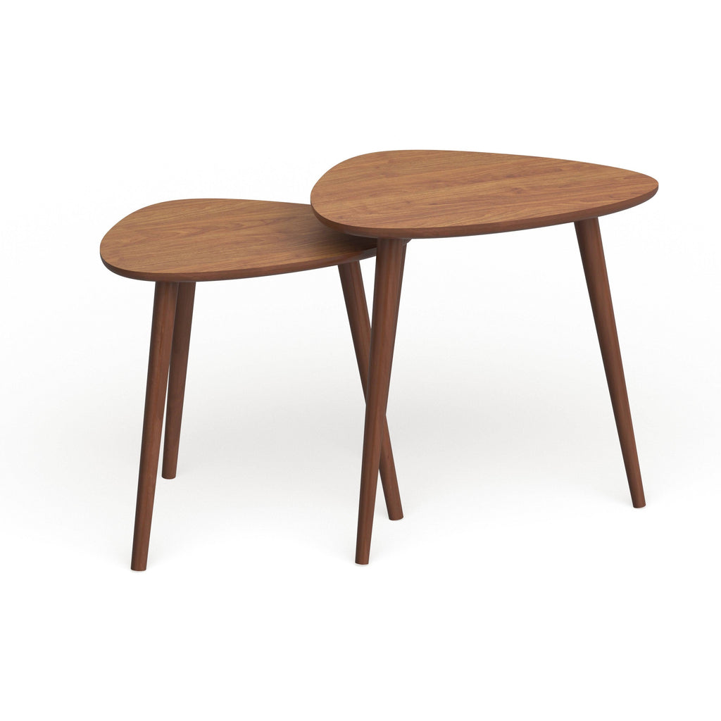 White Nesting End Table Set M86097