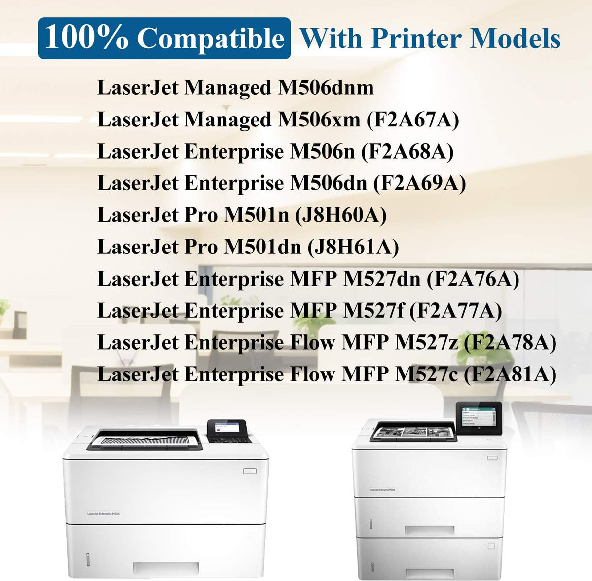 6-Pack Black Compatible Toner Cartridge Z5138