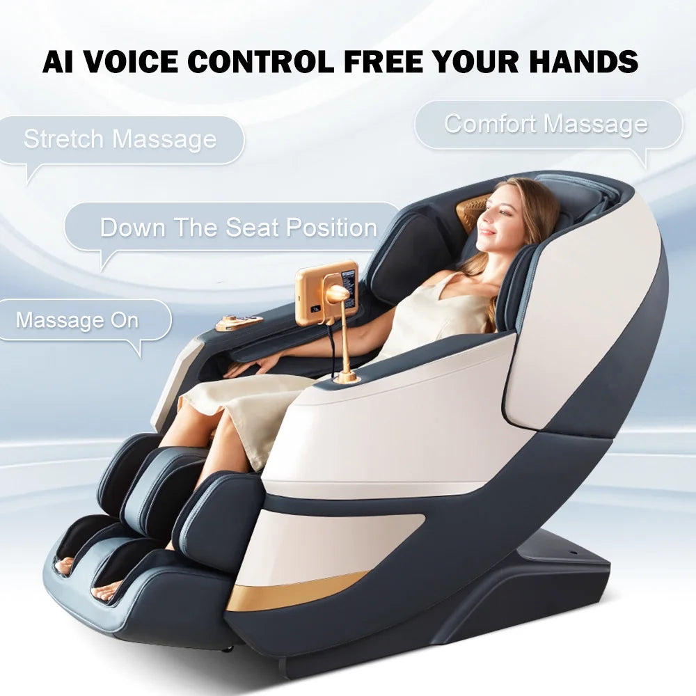 4D Massage Chair with Extendable Footrest G7629