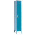 Blue 1 Door Assembled Locker N89183