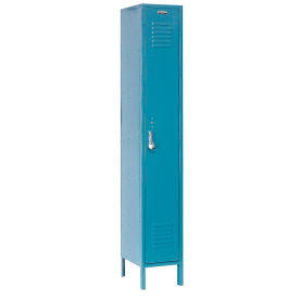 Blue 1 Door Assembled Locker N89183