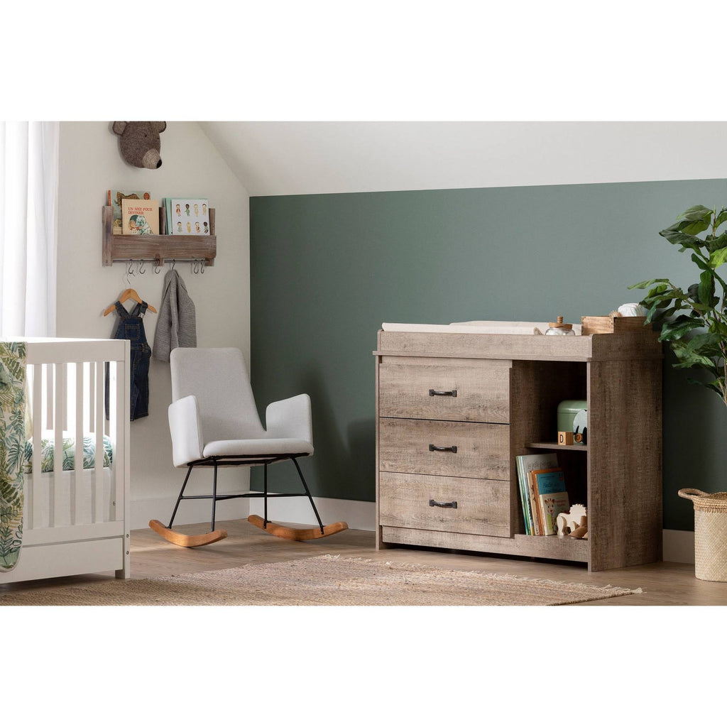 Weathered Oak Changing Table A26397
