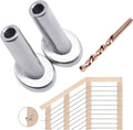 40 Pack T316 Stainless Steel Angle Protector Sleeves for Wire Rope Cable Railing A27695