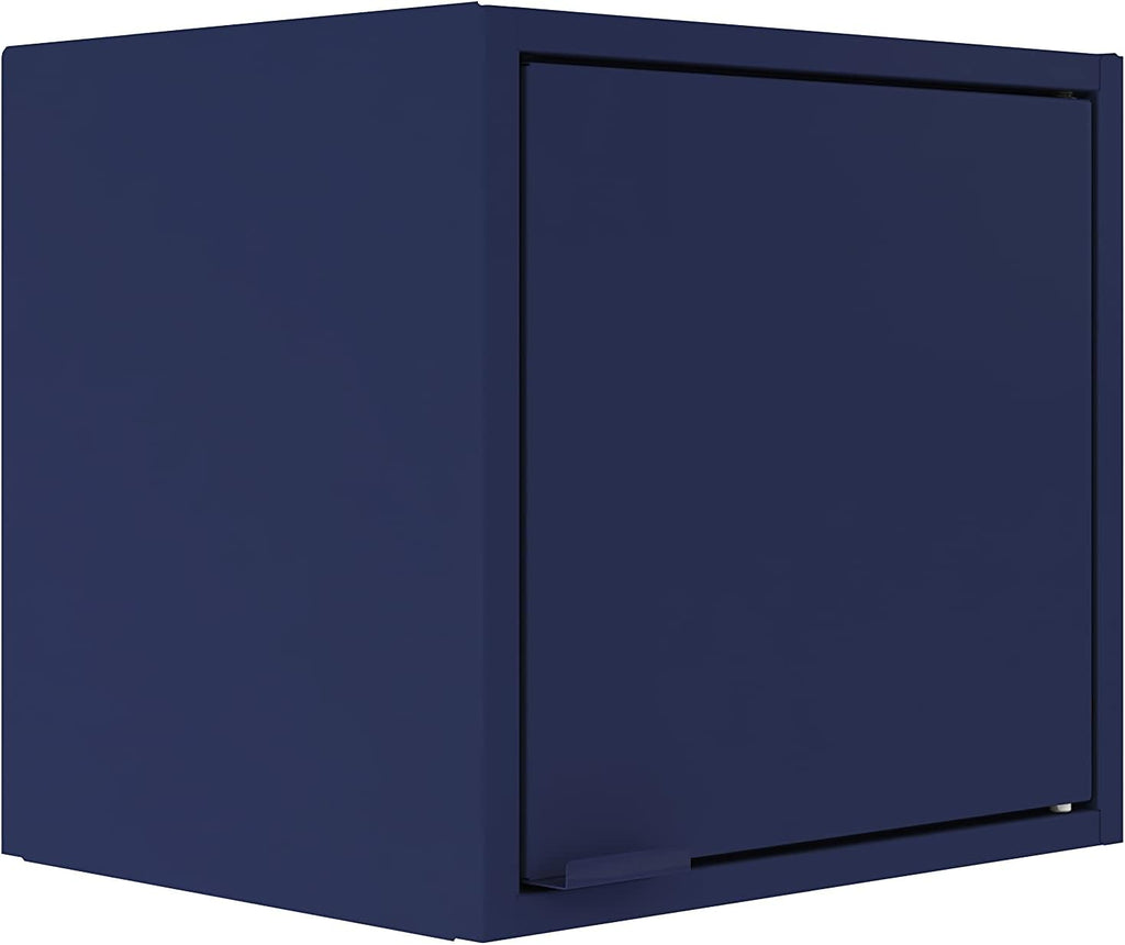 Blue Wall-Mounted Steel Niche Cabinet U635