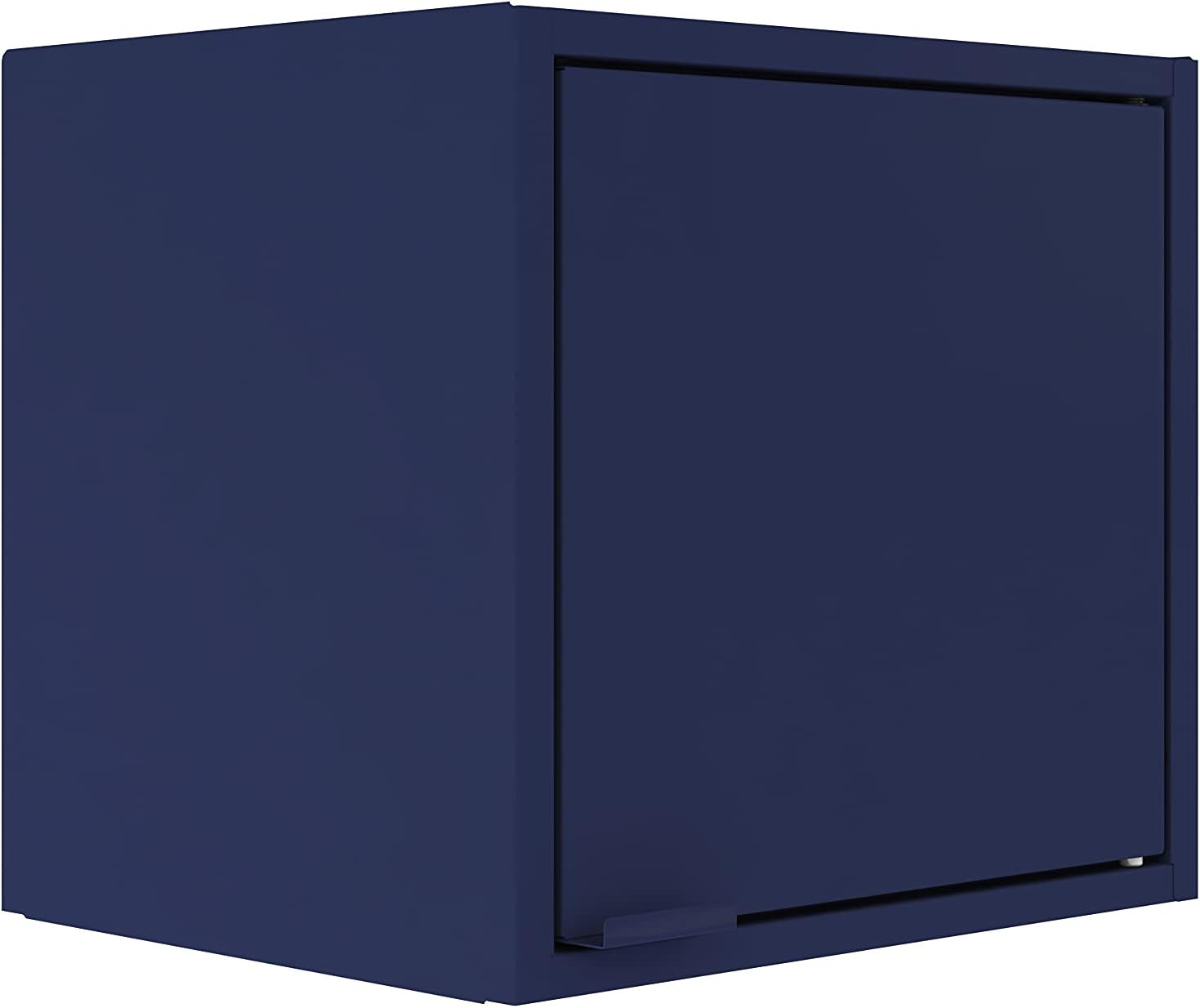 Blue Wall-Mounted Steel Niche Cabinet U635
