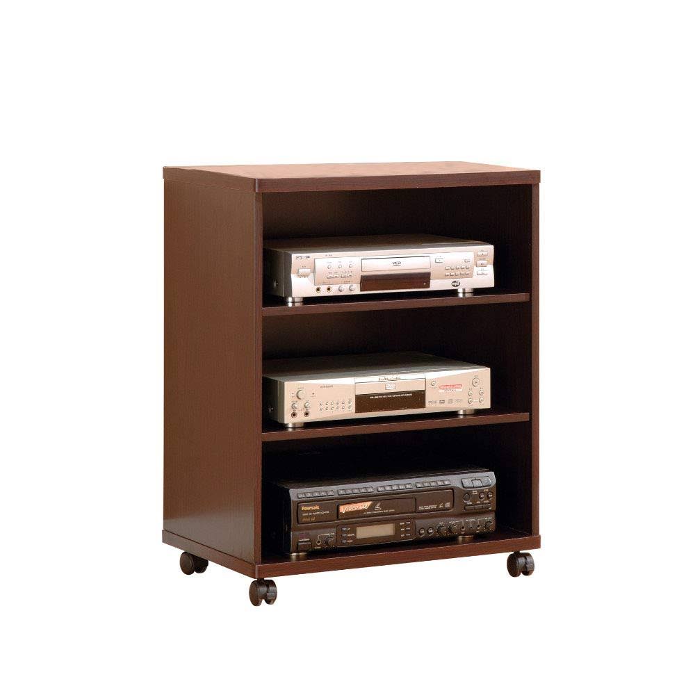 Brown TV Stand with Casters X6960